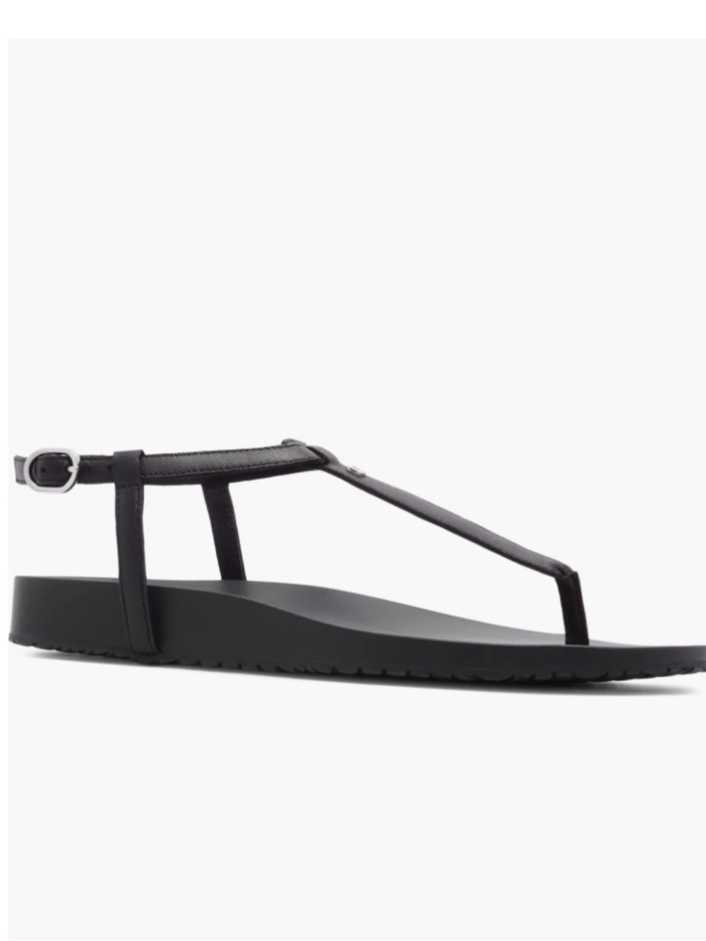 Women’s Black T-Strap Sandals